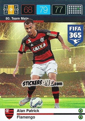 Sticker Alan Patrick - FIFA 365: 2015-2016. Adrenalyn XL n. 80 - Panini