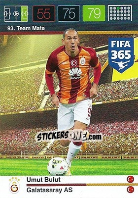 Sticker Umut Bulut - FIFA 365: 2015-2016. Adrenalyn XL n. 93 - Panini