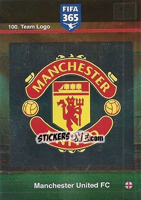 Sticker Team Logo - FIFA 365: 2015-2016. Adrenalyn XL n. 100 - Panini