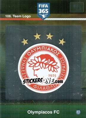 Sticker Team Logo - FIFA 365: 2015-2016. Adrenalyn XL n. 106 - Panini