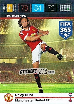 Sticker Daley Blind - FIFA 365: 2015-2016. Adrenalyn XL - Panini