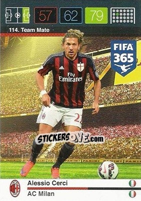 Sticker Alessio Cerci - FIFA 365: 2015-2016. Adrenalyn XL - Panini