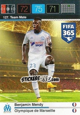 Sticker Benjamin Mendy - FIFA 365: 2015-2016. Adrenalyn XL n. 127 - Panini