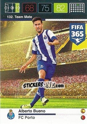 Figurina Alberto Bueno - FIFA 365: 2015-2016. Adrenalyn XL n. 132 - Panini