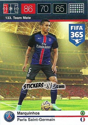 Sticker Marquinhos - FIFA 365: 2015-2016. Adrenalyn XL - Panini