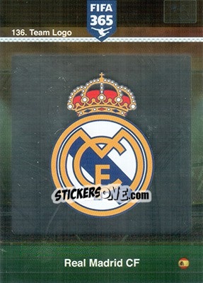 Sticker Team Logo - FIFA 365: 2015-2016. Adrenalyn XL n. 136 - Panini