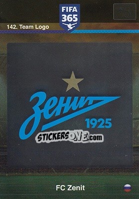 Sticker Team Logo - FIFA 365: 2015-2016. Adrenalyn XL n. 142 - Panini