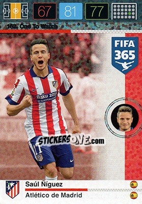 Sticker Saúl Ñíguez - FIFA 365: 2015-2016. Adrenalyn XL - Panini