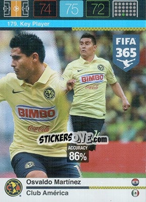 Figurina Osvaldo Martinez - FIFA 365: 2015-2016. Adrenalyn XL - Panini