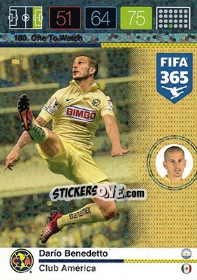 Sticker Dario Benedetto - FIFA 365: 2015-2016. Adrenalyn XL n. 180 - Panini