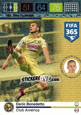 Figurina Dario Benedetto - FIFA 365: 2015-2016. Adrenalyn XL - Panini