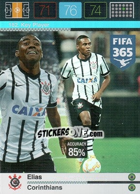 Sticker Elias - FIFA 365: 2015-2016. Adrenalyn XL - Panini