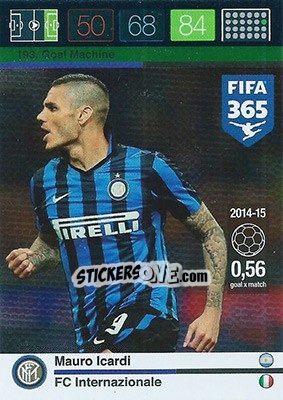 Sticker Mauro Icardi - FIFA 365: 2015-2016. Adrenalyn XL n. 193 - Panini