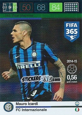 Cromo Mauro Icardi - FIFA 365: 2015-2016. Adrenalyn XL - Panini