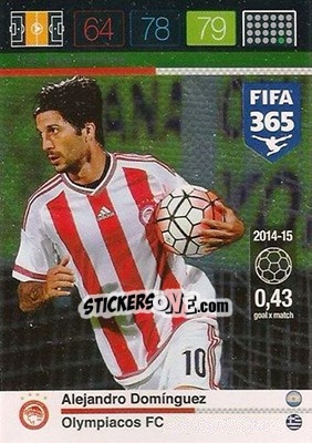 Cromo Alejandro Dominguez - FIFA 365: 2015-2016. Adrenalyn XL - Panini