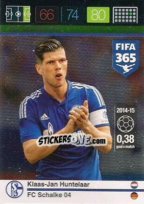 Sticker Klaas-Jan Huntelaar - FIFA 365: 2015-2016. Adrenalyn XL n. 220 - Panini