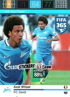 Sticker Axel Witsel - FIFA 365: 2015-2016. Adrenalyn XL n. 224 - Panini