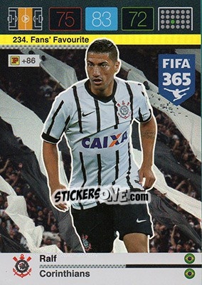 Sticker Ralf - FIFA 365: 2015-2016. Adrenalyn XL n. 234 - Panini