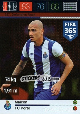 Sticker Maicon - FIFA 365: 2015-2016. Adrenalyn XL n. 257 - Panini
