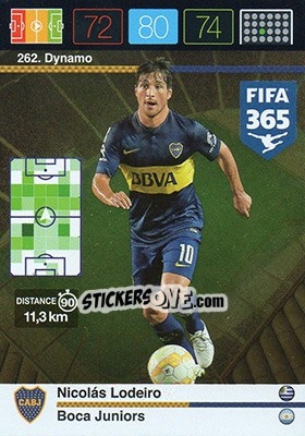Sticker Nicolás Lodeiro - FIFA 365: 2015-2016. Adrenalyn XL n. 262 - Panini