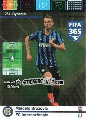 Sticker Marcelo Brozovic - FIFA 365: 2015-2016. Adrenalyn XL n. 264 - Panini