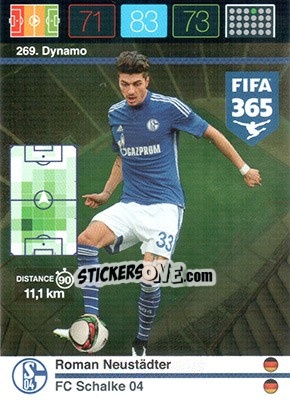 Sticker Roman Neustädter - FIFA 365: 2015-2016. Adrenalyn XL n. 269 - Panini