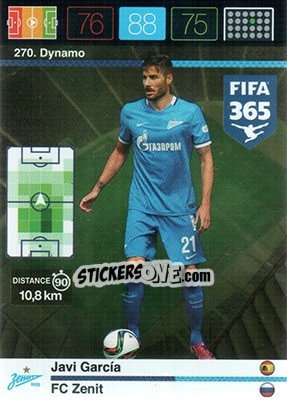 Sticker Javi García - FIFA 365: 2015-2016. Adrenalyn XL n. 270 - Panini