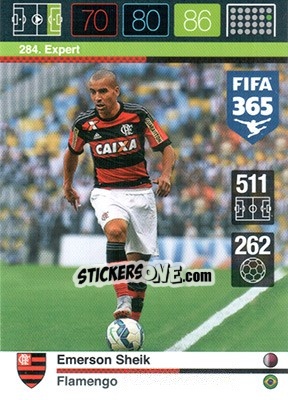 Cromo Emerson Sheik - FIFA 365: 2015-2016. Adrenalyn XL n. 284 - Panini