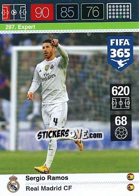 Sticker Sergio Ramos - FIFA 365: 2015-2016. Adrenalyn XL - Panini