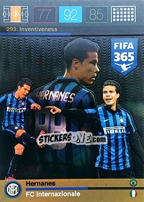 Sticker Hernanes - FIFA 365: 2015-2016. Adrenalyn XL - Panini