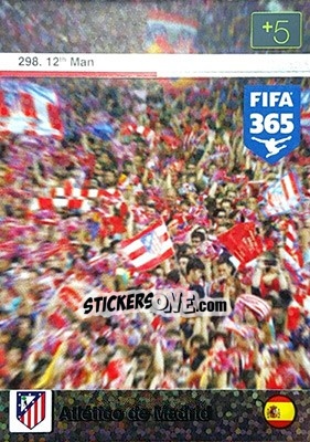 Sticker Fans - FIFA 365: 2015-2016. Adrenalyn XL n. 298 - Panini