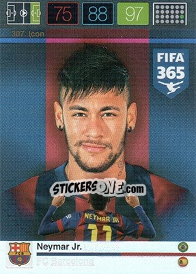 Figurina Neymar - FIFA 365: 2015-2016. Adrenalyn XL - Panini