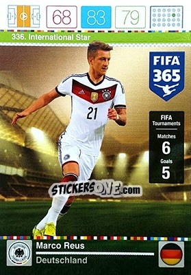 Figurina Marco Reus - FIFA 365: 2015-2016. Adrenalyn XL - Panini