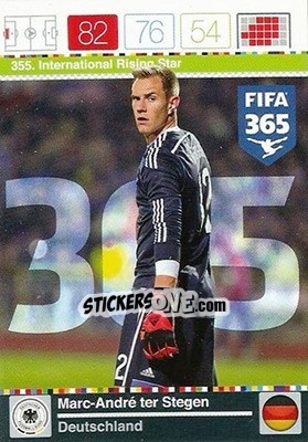Cromo Marc-André ter Stegen - FIFA 365: 2015-2016. Adrenalyn XL n. 355 - Panini
