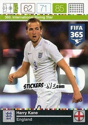 Sticker Harry Kane - FIFA 365: 2015-2016. Adrenalyn XL n. 360 - Panini