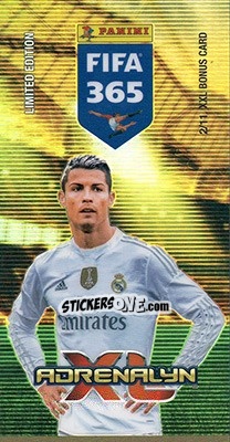 Sticker Cristiano Ronaldo - FIFA 365: 2015-2016. Adrenalyn XL n. BON-CR - Panini