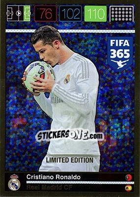 Sticker Cristiano Ronaldo - FIFA 365: 2015-2016. Adrenalyn XL n. LE-CR - Panini