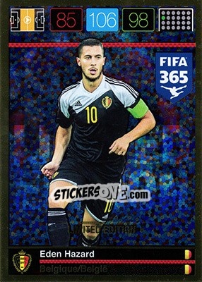 Sticker Eden Hazard - FIFA 365: 2015-2016. Adrenalyn XL - Panini