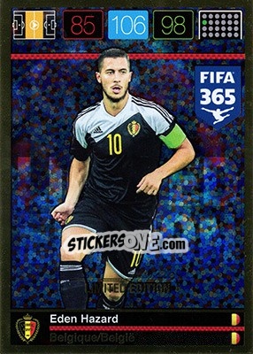 Sticker Eden Hazard - FIFA 365: 2015-2016. Adrenalyn XL n. LE-EH - Panini