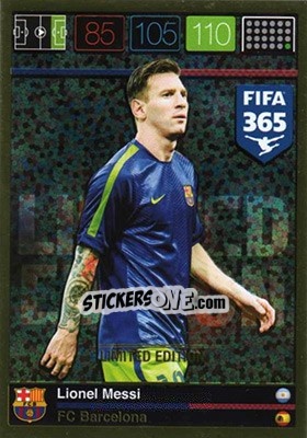 Sticker Lionel Messi - FIFA 365: 2015-2016. Adrenalyn XL n. LE-LM - Panini