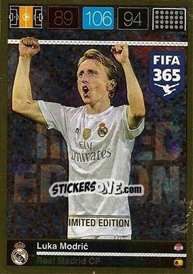 Sticker Luka Modric - FIFA 365: 2015-2016. Adrenalyn XL n. LE-LMO - Panini