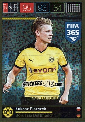 Sticker Lukasz Piszczek - FIFA 365: 2015-2016. Adrenalyn XL n. LE-LP - Panini
