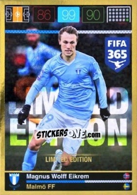 Sticker Magnus Wolff Eikrem - FIFA 365: 2015-2016. Adrenalyn XL n. LE-ME - Panini