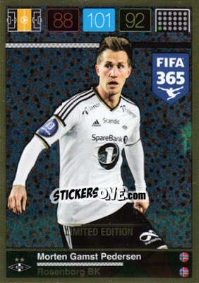 Sticker Morten Gamst Pedersen - FIFA 365: 2015-2016. Adrenalyn XL - Panini