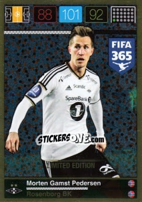 Sticker Morten Gamst Pedersen - FIFA 365: 2015-2016. Adrenalyn XL n. LE-MGP - Panini