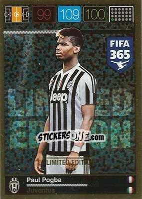 Sticker Paul Pogba - FIFA 365: 2015-2016. Adrenalyn XL n. LE-PP - Panini