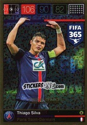 Cromo Thiago Silva - FIFA 365: 2015-2016. Adrenalyn XL - Panini