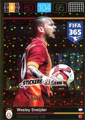 Sticker Wesley Sneijder - FIFA 365: 2015-2016. Adrenalyn XL n. LE-WS - Panini