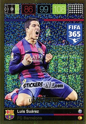 Sticker Luis Suarez - FIFA 365: 2015-2016. Adrenalyn XL n. XXL-LS - Panini