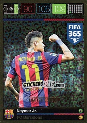 Sticker Neymar Jr. - FIFA 365: 2015-2016. Adrenalyn XL n. XXL-NE - Panini